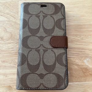 Authentic Coach iPhone wallet for XR